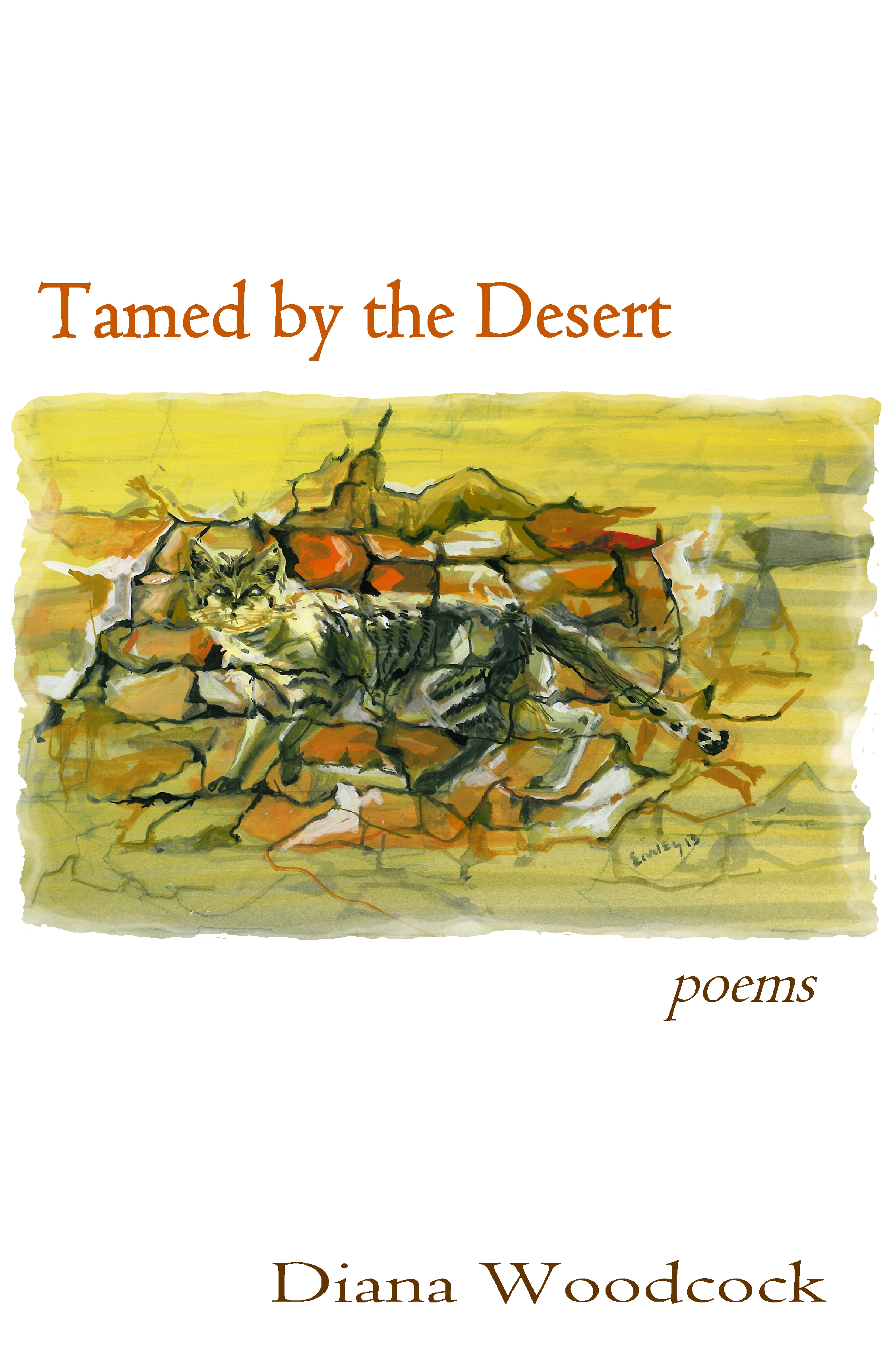 Book cover of TAMED BY THE DESERT by Dr. Diana Woodcock.